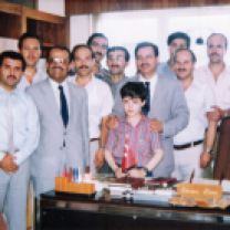 Merhum Enver Ören abinin 1983 yılı İzmir Türkiye gazetesi Bürosunu Mücahit Ören beyle beraber ziyaretleri.